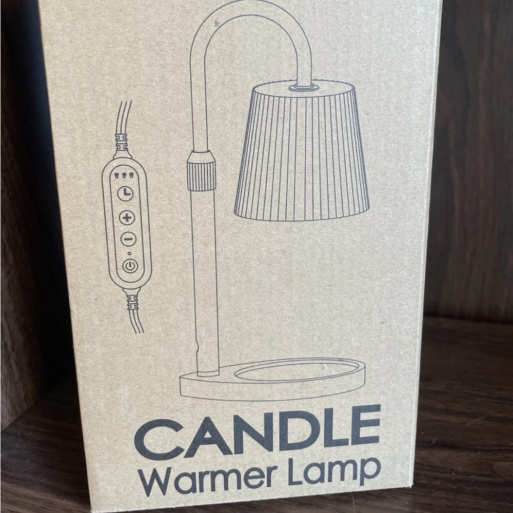 Modern Candle Warmer Lamp, Adjustable Brightness & Timer - Picture 3 of 4